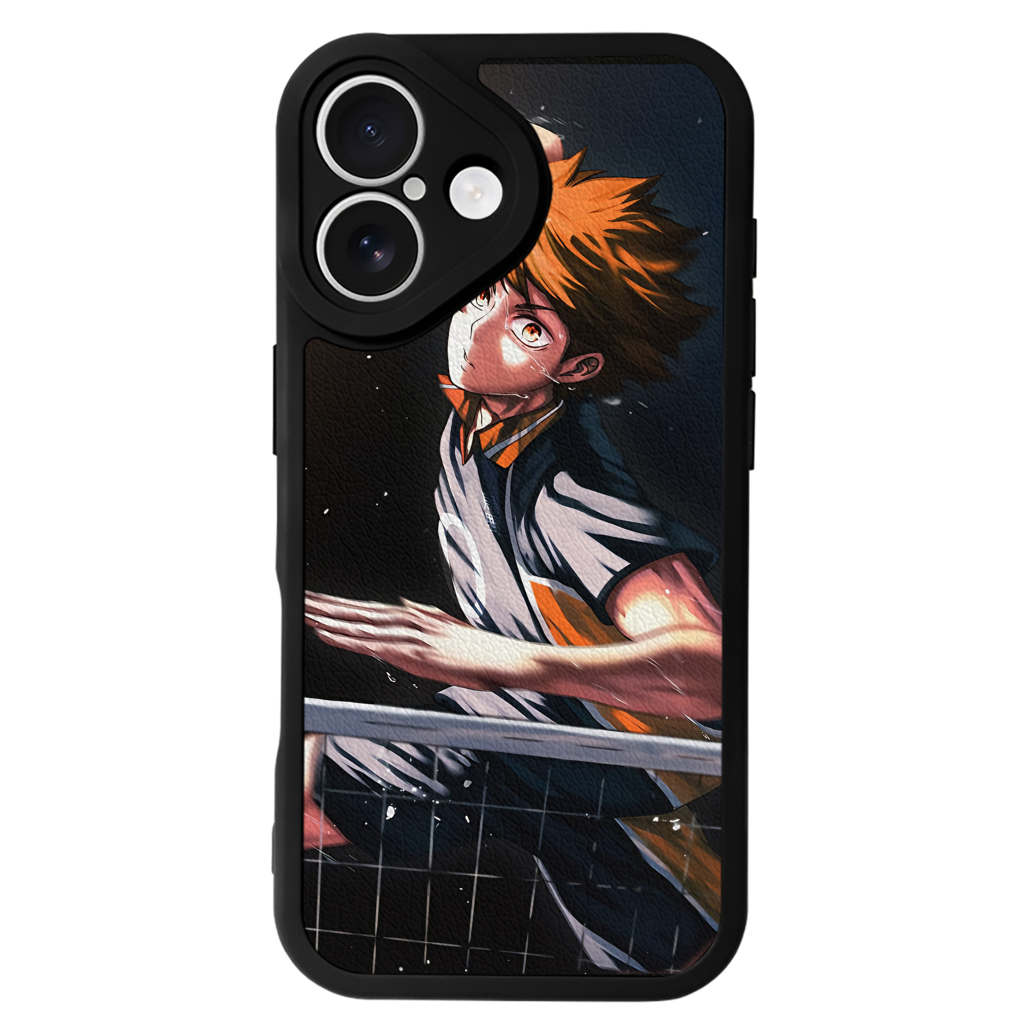 （画像用） ハイキュー!! Haikyu!! 【iPhone 16シリーズ対応】シリコンスマホケース（レザー調） 材質：シリコン